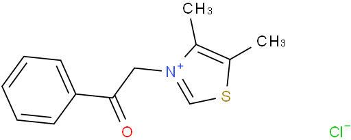 4,5-二甲基-3-(2-氧代-2-苯基乙基)噻唑氯化物