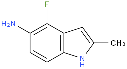 5-氨基-4-氟-2-甲基吲哚
