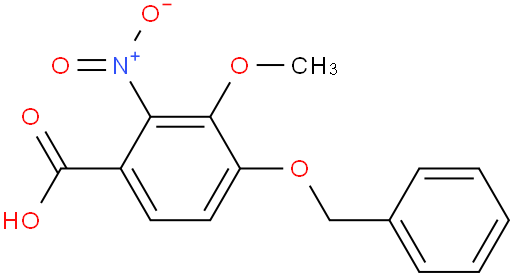 3-甲氧基-2-硝基-4-(苯基甲氧基)苯甲酸