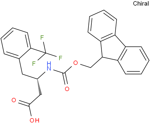 Fmoc-(S)-3-氨基-4-(2-三氟甲基苯基)-丁酸