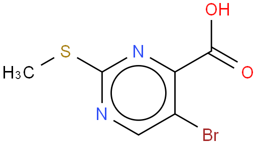 2-(甲硫基)-5-溴-4-嘧啶甲酸