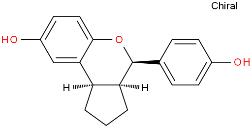 (3aS,4R,9bR)-1,2,3,3a,4,9b-六氢-4-(4-羟基苯基)环戊并[C][1]苯并吡喃-8-醇