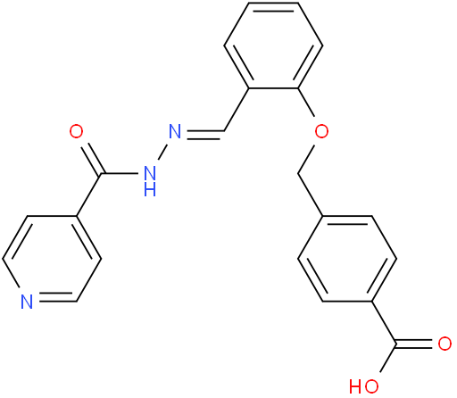 (E)-4-((2-((2-异烟酰基亚肼基)甲基)苯氧基)甲基)苯甲酸