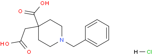 1-苄基-4-(羧甲基)哌啶-4-甲酸盐酸盐