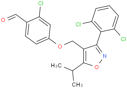 2-氯-4-((3-(2,6-二氯苯基)-5-异丙基异噁唑-4-基)甲氧基)苯甲醛