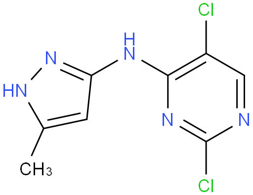 2,5-二氯-N-(5-甲基-1H-吡唑-3-基)-4-氨基嘧啶