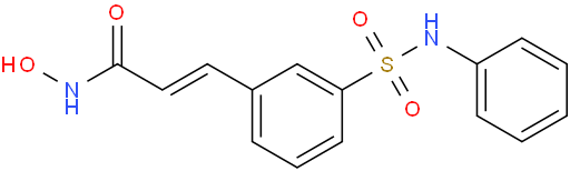 N-羟基-3-(3-苯基氨基磺酰基苯基)丙烯酰胺