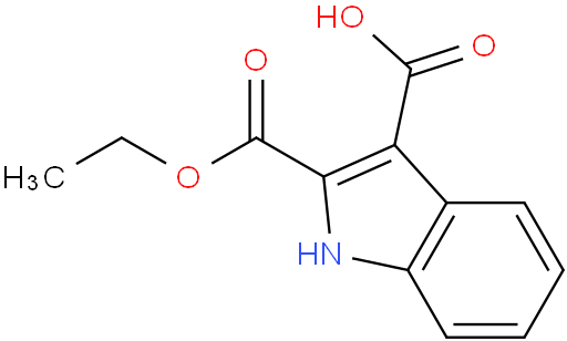 2-(乙氧羰基)-1H-吲哚-3-羧酸