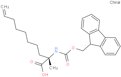 (S)-N-芴甲氧羰基氨基-2-甲基-9-癸烯酸