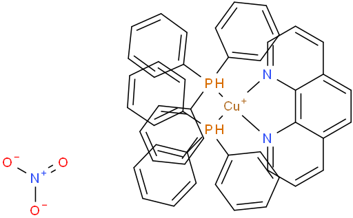(1,10-菲啰啉)双(三苯基磷)硝酸铜 二氯甲烷络合物