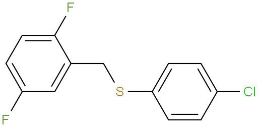 (4-氯苯基)(2,5-二氟苄基)硫烷