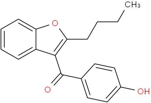 2-丁基-3-(4-羟基苯甲酰基)苯并呋喃