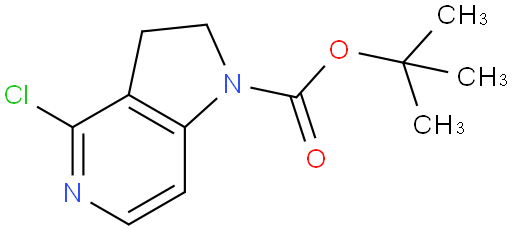 4-氯-2,3-二氢-1H-吡咯并[3,2-c]吡啶-1-甲酸叔丁酯