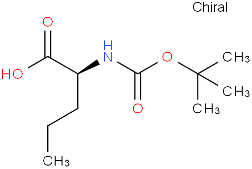 叔丁氧羰酰基正缬氨酸