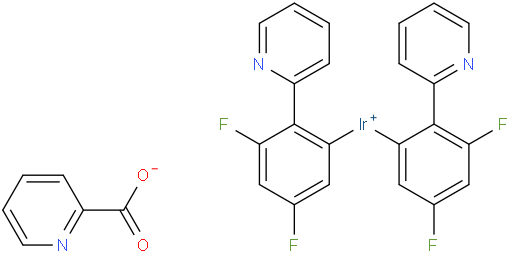 双(4,6-二氟苯基吡啶-N,C2)吡啶甲酰合铱