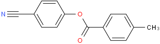 甲基苯甲酸对氰基苯酚酯
