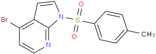 4-溴-1-[(4-甲基苯在)磺酰基]-1H-吡咯并[2,3-b]吡啶