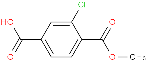 3-氯-4-(甲氧基羰基)苯甲酸