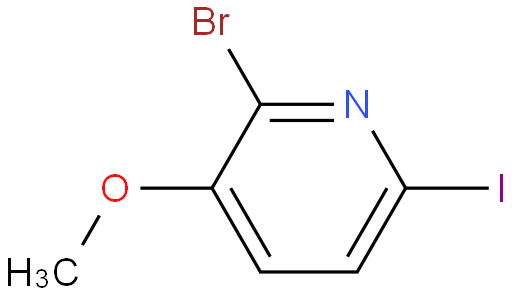 2-溴-6-碘-3-甲氧基吡啶