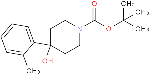 4-羟基-4-(邻甲苯基)哌啶-1-甲酸叔丁酯