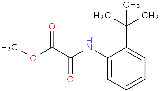 2-((2-(叔丁基)苯基)氨基)-2-氧代乙酸甲酯