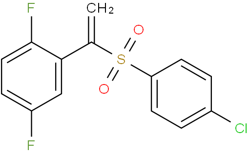 2-(1-((4-氯苯基)磺酰基)乙烯基)-1,4-二氟苯