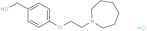 4-(2-氮杂环庚烷-1-基乙氧基)苄醇盐酸盐