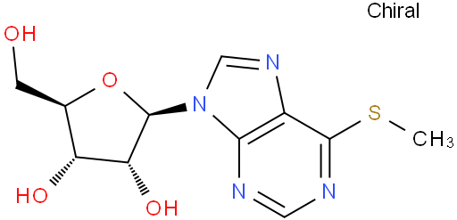 6-(甲硫基)-9-Β-D-呋喃核糖-9H-嘌呤