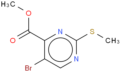 2-甲基巯基-5-溴嘧啶-4-甲酸甲酯