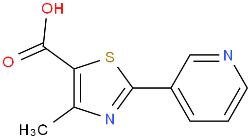 2-(3-吡啶)-4-甲基噻唑-5-羧酸