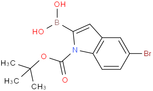 N-Boc-5-溴吲哚-2-硼酸