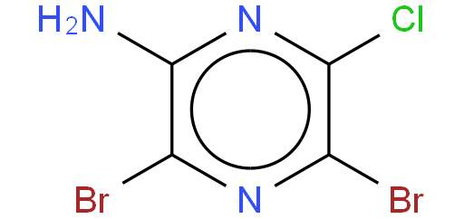 3,5-二溴-6-氯-2-氨基吡嗪