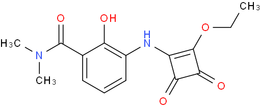 3-[(2-乙氧基-3,4-二氧代-1-环丁基-1-氨基]-2-羟基-N,N-二甲基-苄胺