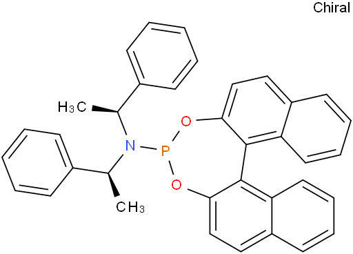 (S)-(+)-(3,5-二氧杂-4-磷杂-环庚[2,1-a;3,4-a']二萘-4-基)双[(1S)-1-苯基乙基]胺,二氯甲基加合物