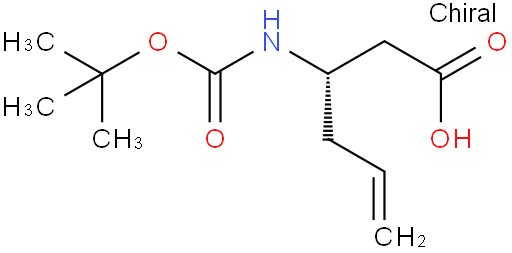 Boc-(S)-3-氨基-5-己烯酸