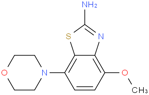 4-甲氧基-7-N-吗啉基苯并[d]噻唑-2-胺