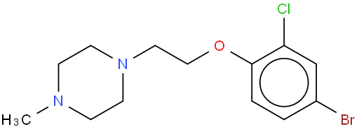 1-(2-(4-溴-2-氯苯氧基)乙基)-4-甲基哌嗪