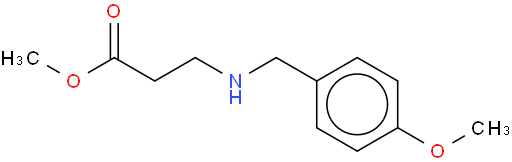 N-[(4-甲氧基苯基)甲基]-beta-丙氨酸甲酯