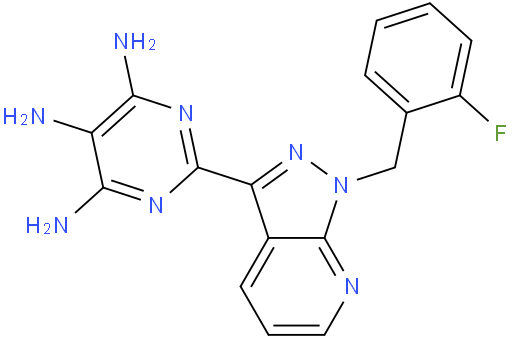 2-(1-(2-氟苄基)-1H-吡唑并[3,4-b]吡啶-3-基)嘧啶-4,5,6-三胺