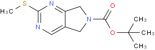 2-(甲硫基)-6-Boc-5,7-二氢吡咯并[3,4-d]嘧啶