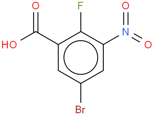 5-溴-2-氟-3-硝基苯甲酸