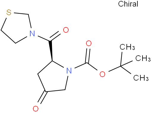 (2S)-4-氧代-2-(3-噻唑烷基羰基)-1-吡咯烷羧酸叔丁酯