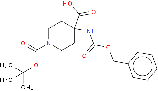 4-苄氧基羰基氨基哌啶-1,4-二甲酸单叔丁基酯