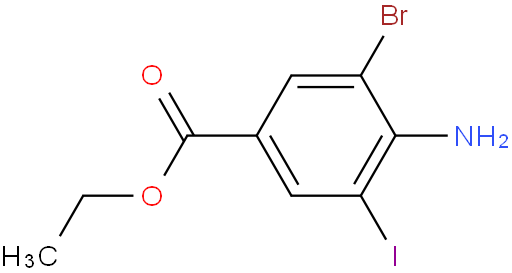 3-溴-4-氨基-5-碘苯甲酸乙酯