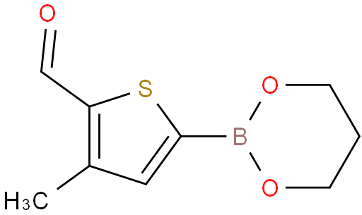 5-甲酰基-4-甲基噻吩-2-硼酸 1,3-丙二醇酯