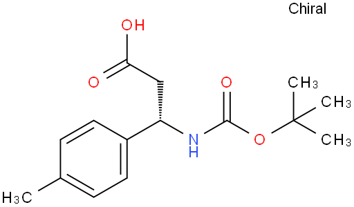 Boc-S-3-氨基-3-(4-甲基-苯基)-丙酸