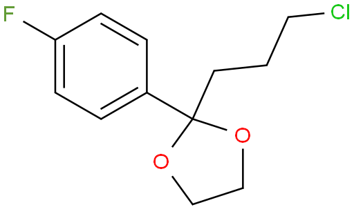 2-(3-氯丙基)-2-(4-氟苯基)-1,3-二氧戊烷