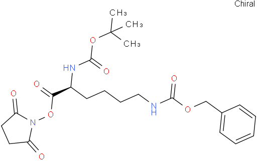 N2-[(叔丁氧基)羰基]-N6-[(苯甲氧基)羰基]-L-赖氨酸 2,5-二氧代-1-吡咯烷基酯