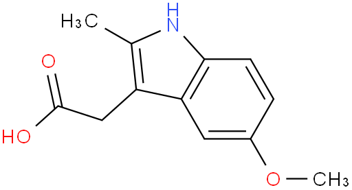 5-甲氧基-2-甲基-3-吲哚乙酸