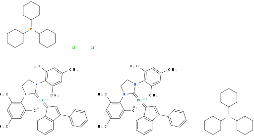 三环己基磷[3-苯基-1H吲哚-1-亚基][1,3-二(2,4,6-三甲苯)-4,5-二氢咪唑]钌(II)二氯化物